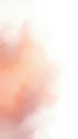 Soft watercolor background with coral pink and peach tones blending into white, creating dreamy atmospheric texture for design projects.