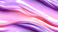 Smooth flowing waves in pink and purple gradient create dynamic abstract background with glossy liquid texture and soft illuminated curves for modern design projects.