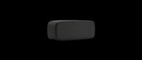 Portable black wireless bluetooth speaker isolated on transparent background, ready for product design, stickers, print on demand, and digital clipart use.