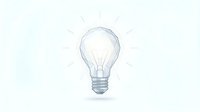 Glowing geometric light bulb with low-poly faceted design on white background, symbolizing innovation, creativity, and bright ideas.