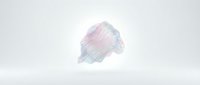 Soft pastel brush strokes in pink and blue watercolor style on white background for artistic design projects and creative applications.