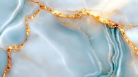 Elegant blue and white marble texture with golden veins and metallic accents for luxury design projects and sophisticated backgrounds.