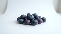Fresh blueberries isolated on white background, ready for food packaging, recipe blogs, nutrition content, and culinary design projects.