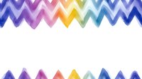 Colorful zigzag chevron pattern border isolated on white background, ready for design projects, invitations, and decorative applications.