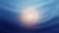 Glowing orb of light emerging from swirling blue and white clouds, creating a mystical atmospheric effect suitable for backgrounds and digital design projects.