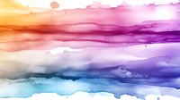 Vibrant watercolor wash background in rainbow colors with fluid organic shapes and dreamy gradient transitions from orange to purple and blue tones.