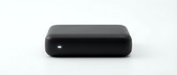 Black portable power bank with rounded rectangular shape isolated on white background, ready for product design, web graphics, and marketing materials.