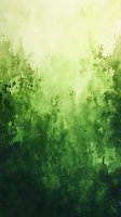Abstract watercolor forest landscape in shades of green, featuring misty gradient effect from light to dark tones, suitable for nature-themed wall art and design projects.