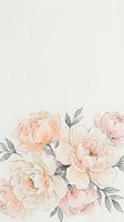 Soft watercolor peony bouquet in blush and peach tones on a light background, perfect for wedding stationery, cards, and wall art.