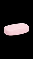 Pink eyeglasses case isolated on transparent background, ready for stickers, clipart, print on demand, sublimation, and t-shirt design use.
