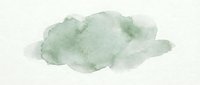 Soft green watercolor stain with organic edges on white background, isolated design element for creative projects, backgrounds, and artistic compositions.