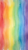Watercolor rainbow gradient background with vibrant spectrum colors flowing from red to purple. Hand-painted artistic texture for creative projects.