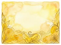 Watercolor ornamental frame with golden flourishes and botanical elements, isolated on white background, ready for invitations, certificates, and design projects.