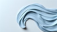 Elegant flowing curves in soft blue tones create dynamic wave-like motion against light background, conveying fluidity and grace. Suitable for abstract design projects.