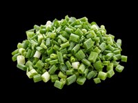 Chopped fresh green onions pile isolated on transparent background, ready for food design, stickers, t-shirt prints, clipart, and print on demand projects.