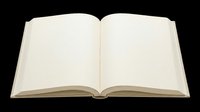 Open blank book with empty white pages, isolated on transparent background. Ready for clipart, stickers, print on demand, sublimation, and t-shirt design use.