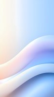 Soft flowing waves in pastel blue and pink create gentle abstract curves against white background, offering serene minimalist design for modern backgrounds.