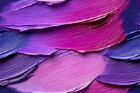 Vibrant brushstrokes in purple and pink hues create dynamic texture and movement, with thick paint layers showing artistic technique and expressive detail.