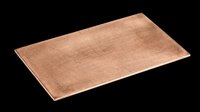 Copper metal sheet isolated on transparent background, ready for design use in t-shirt designs, clipart, stickers, sublimation, and print-on-demand products.