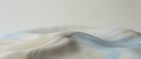Soft flowing waves of cream and pale blue create an abstract, minimalist composition suitable for backgrounds, web design, and modern decor projects.
