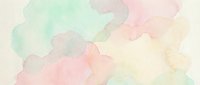 Soft pastel watercolor background with gentle pink, green and yellow hues blending seamlessly for creative projects and artistic designs.