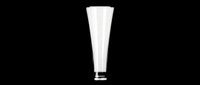 Empty tall beer glass isolated on transparent background, ready for beverage mockups, product design, restaurant menus, and print-on-demand applications.