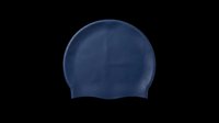 Dark blue swimming cap isolated on transparent background, ready for design use on t-shirts, clipart, stickers, print-on-demand products, and sublimation projects.