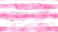 Soft pink watercolor horizontal stripes pattern with white spaces between brush strokes creates gentle romantic background for wedding designs and baby shower decor.