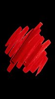 Red marker brush strokes isolated on transparent background, ready for t-shirt designs, clipart, stickers, sublimation and print-on-demand products.