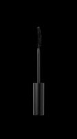 Black mascara wand with brush applicator isolated on transparent background. Ready for beauty, cosmetics, makeup design, clipart, print-on-demand products, and sublimation projects.