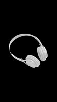 Over-ear headphones isolated on transparent background, ready for t-shirt designs, clipart, stickers, print-on-demand products and sublimation projects.