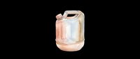 Watercolor plastic jerrycan isolated on transparent background, ready for stickers, clipart, print on demand, sublimation, and t-shirt design use.