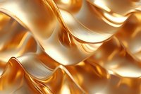 Luxurious gold and silver metallic waves creating elegant abstract background with smooth flowing curves and rich reflective surfaces.