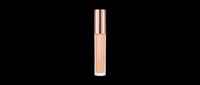 Nude liquid lipstick with rose gold metallic cap isolated on transparent background, ready for beauty product design, cosmetics packaging, print-on-demand, and digital marketing materials.