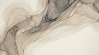 Abstract fluid marble texture with flowing beige and gray swirls creating organic patterns for modern design backgrounds and artistic projects.