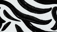 Abstract black brush strokes on white textured paper creating dynamic flowing pattern. Artistic monochrome design for modern graphic projects.