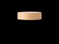 Natural wooden cylinder isolated on transparent background, ready for design use in product mockups, packaging templates, sublimation projects, and print-on-demand applications.