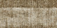 Natural burlap fabric texture with horizontal stripe pattern in brown and beige tones, suitable for rustic interior design backgrounds.