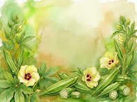 Watercolor floral frame with yellow flowers and green foliage on cream background, isolated design element suitable for invitations, cards, and decorative projects.