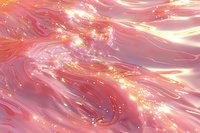 Abstract fluid art with swirling pink and gold marble texture, creating a luxurious cosmic effect for backgrounds, fashion, and interior design.