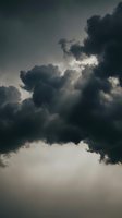 Dramatic dark storm clouds gathering in moody sky with atmospheric lighting creating powerful weather formation for backgrounds and design projects.