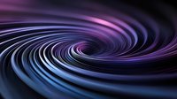 Mesmerizing spiral vortex in deep purple and blue tones creates dynamic motion effect against dark background, abstract swirling energy pattern for creative designs.