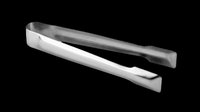 Stainless steel kitchen tongs isolated on transparent background, ready for clipart, print-on-demand, sublimation, t-shirt design, and digital craft projects.