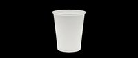 Blank white disposable cup isolated on transparent background, ready for custom branding, mockups, and design projects. Perfect for t-shirt designs, print-on-demand products, stickers, and sublimation applications.