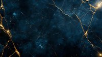 Dark blue marble texture with golden veins and glowing cracks on luxurious stone surface. Abstract natural pattern background for elegant interior design and decoration.