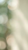 Soft blurred bokeh lights in green and cream tones creating dreamy abstract background for elegant design projects and romantic presentations.