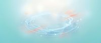 Abstract digital sphere with glowing circular lines and particles on soft blue gradient background, representing technology, connectivity, data networks, and innovation concepts for web and design use.
