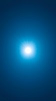 Bright white sun with radiating light beams against deep blue sky background, creating dramatic natural lens flare effect for spiritual or environmental designs.