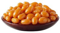 Fresh kumquats in brown ceramic bowl against white background, bright orange citrus fruits with glossy skin, isolated food photography for culinary designs.