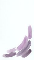 Abstract watercolor brushstrokes in purple and lavender tones on white background for modern design projects and artistic compositions.